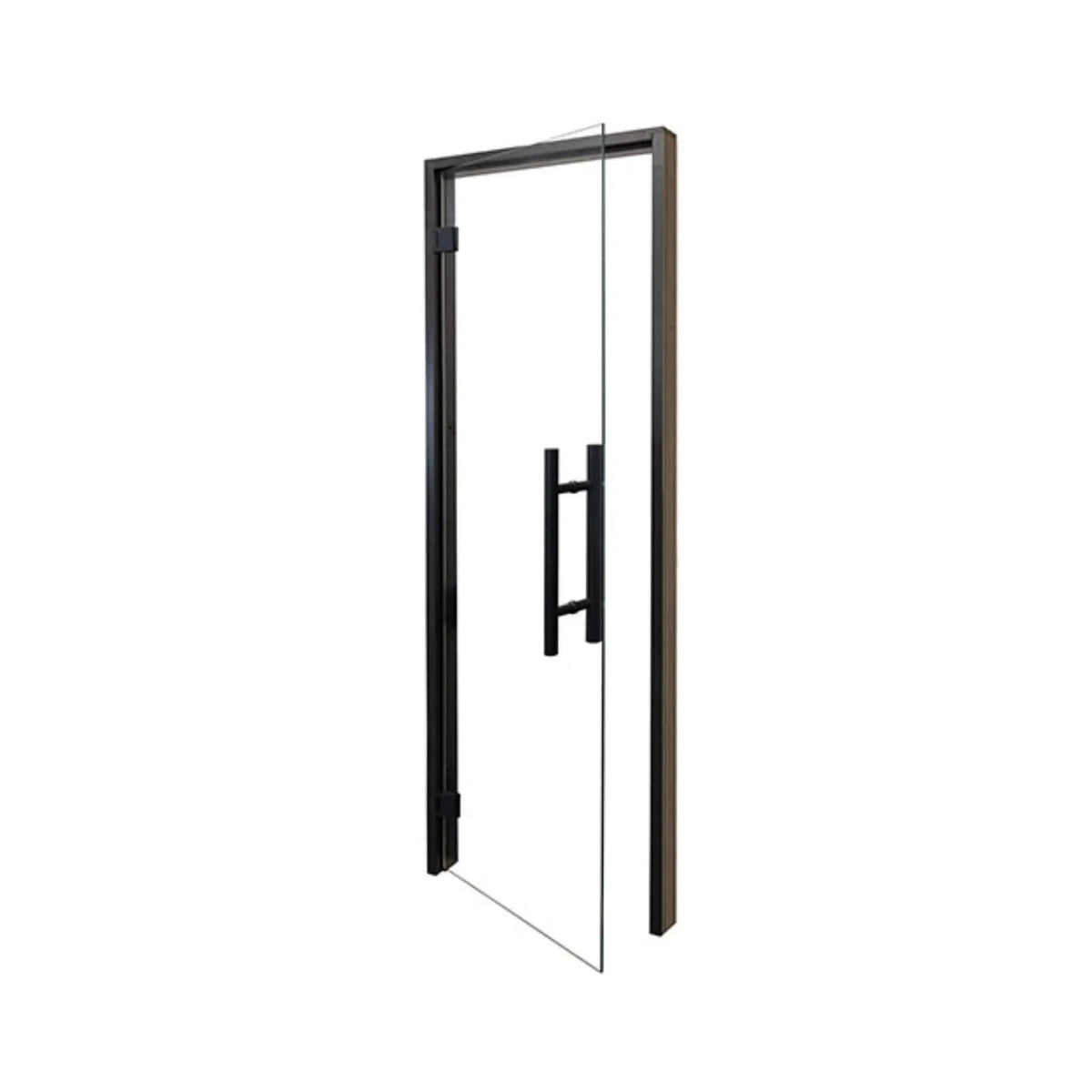 Prosaunas 24X81-Inch Black Alder Clear Glass Sauna Door (SAK38670) by SAKSBY WHOLESALE