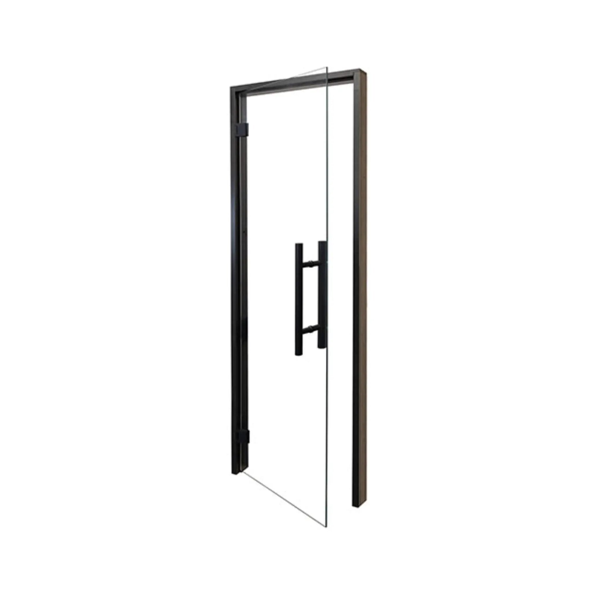 Prosaunas 24X81-Inch Black Alder Clear Glass Sauna Door (SAK38670) by SAKSBY WHOLESALE