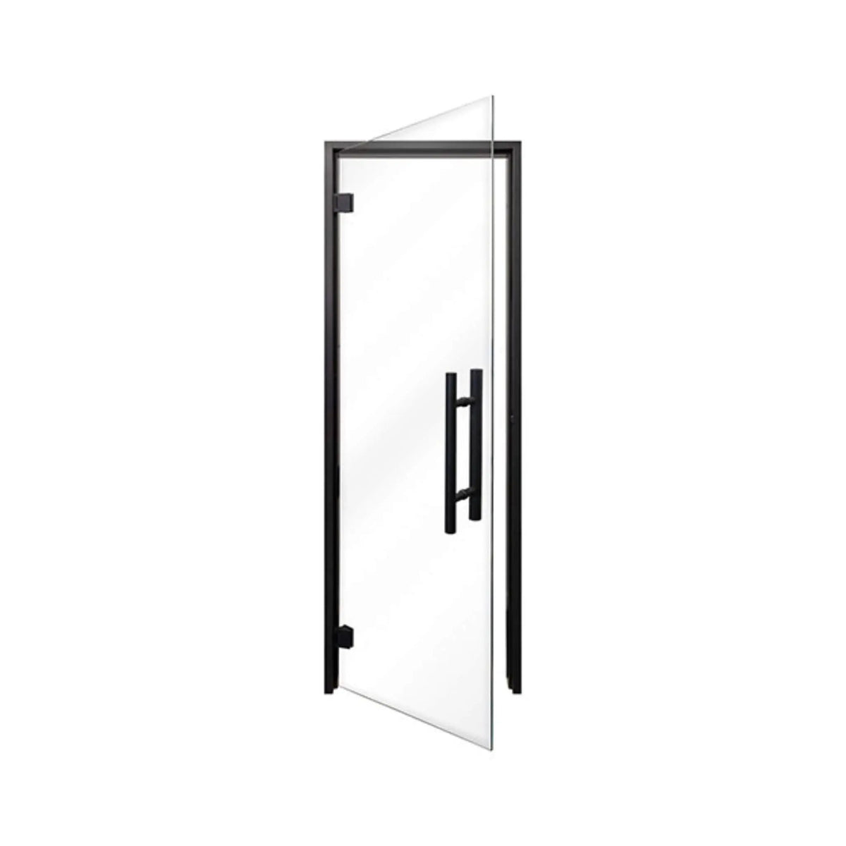 Prosaunas 24X81-Inch Black Alder Clear Glass Sauna Door (SAK38670) by SAKSBY WHOLESALE