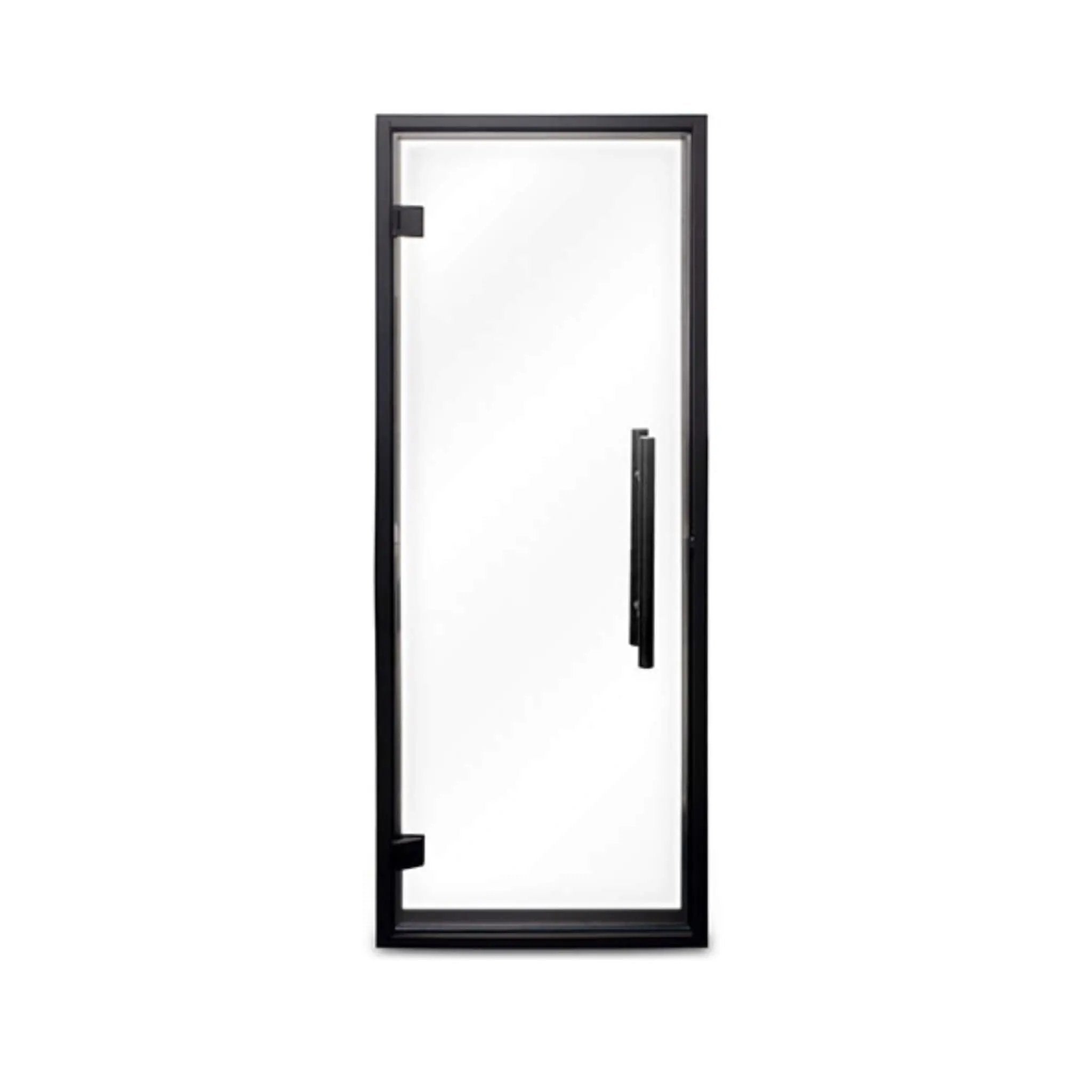 Prosaunas 24X73-Inch Black Alder Prehung Clear Glass Sauna Door (SAK67491) by SAKSBY WHOLESALE