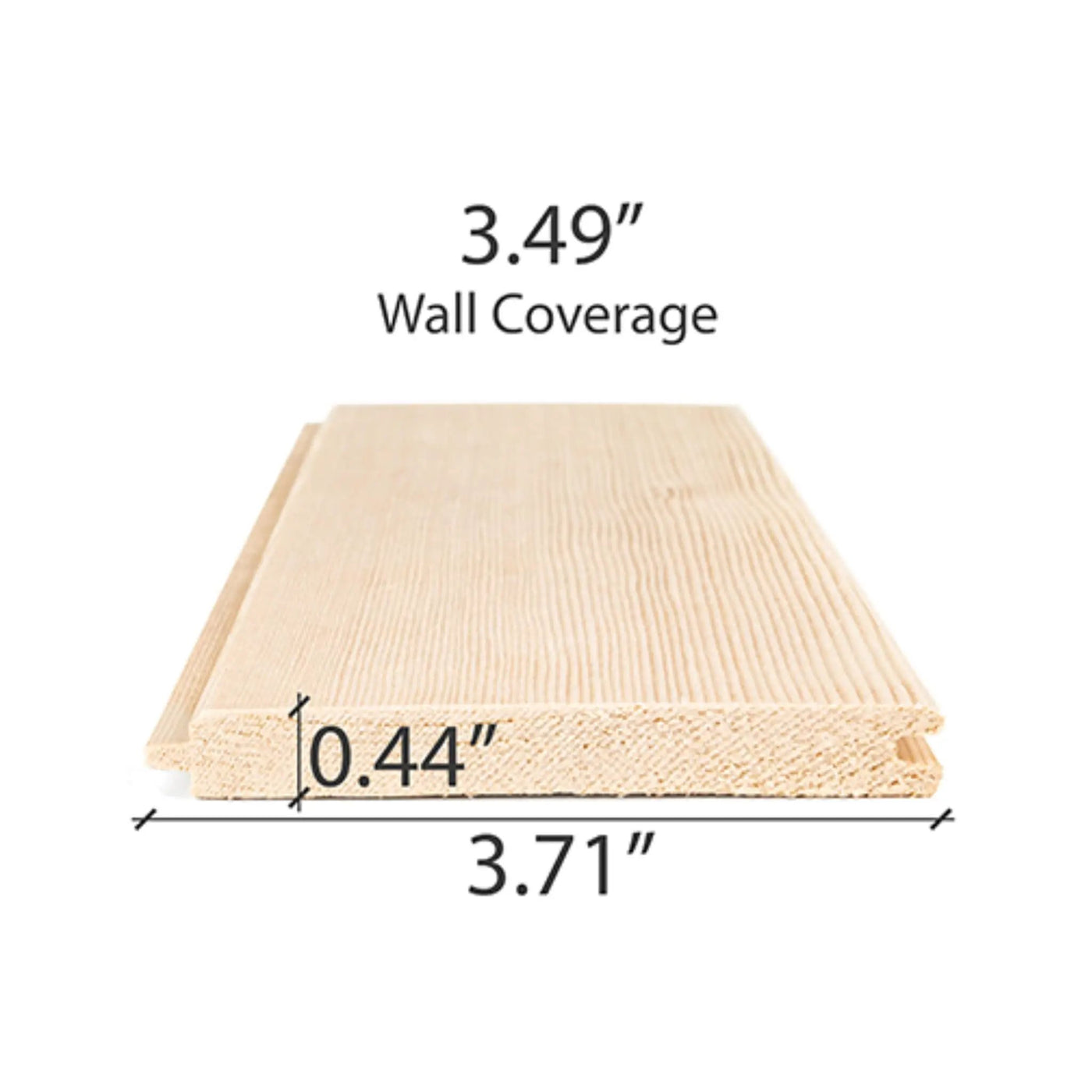 Prosaunas Hemlock 1/2X4 Vertical Grain T&G V2E Sauna Wall Wood [WOOD735] (SAK64039) by SAKSBY WHOLESALE