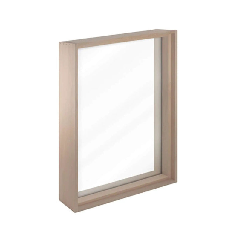 Prosaunas 24X36-Inch Large Framed Dual Pane Clear Glass Sauna Window With Hemlock (SAK66329) by SAKSBY WHOLESALE