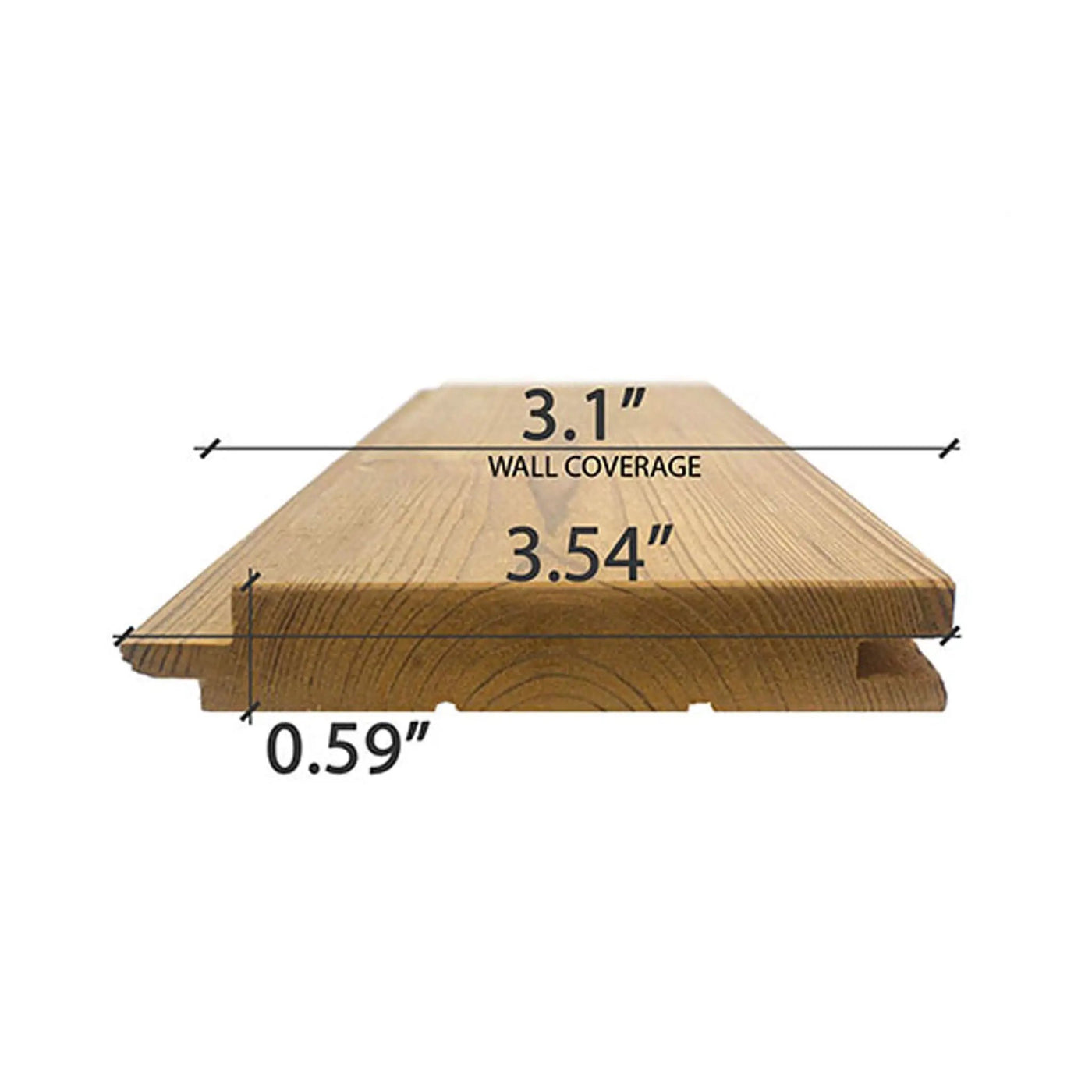 Prosaunas Thermo-Spruce 1X4 T&G STS4 Sauna Wall Wood (SAK38416) by SAKSBY WHOLESALE