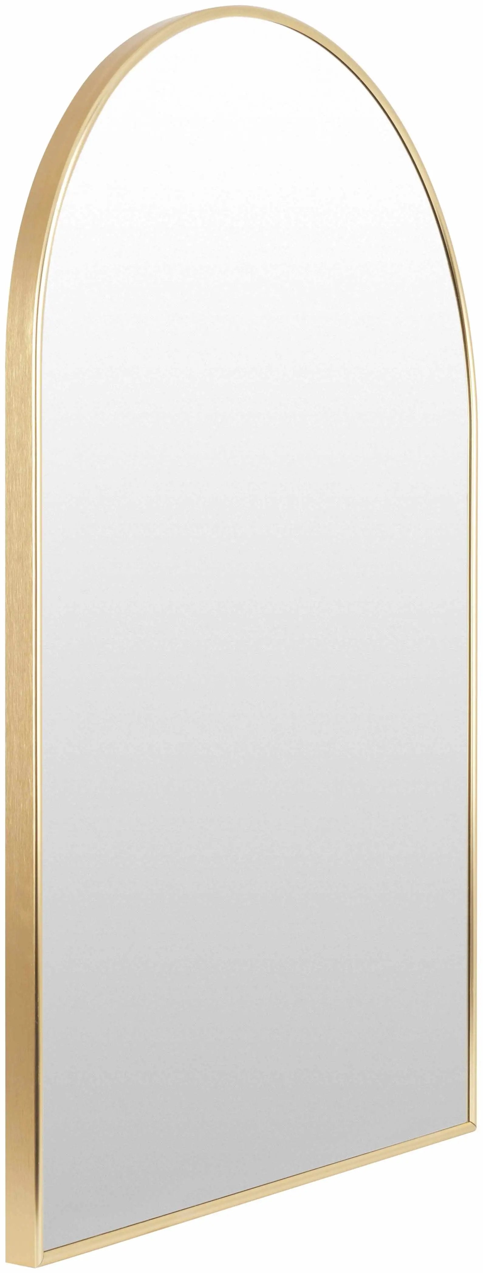Purullena Oval Gold Mirror - Clearance by Boutique Rugs