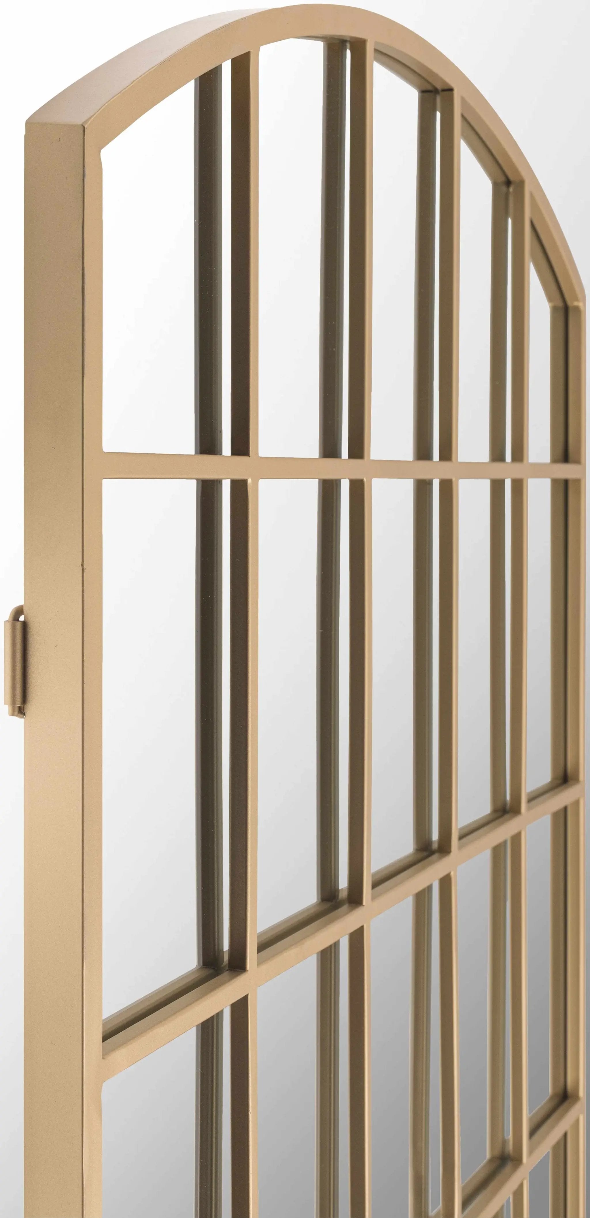 Pisignano Gold Caged Mirror - Clearance by Boutique Rugs
