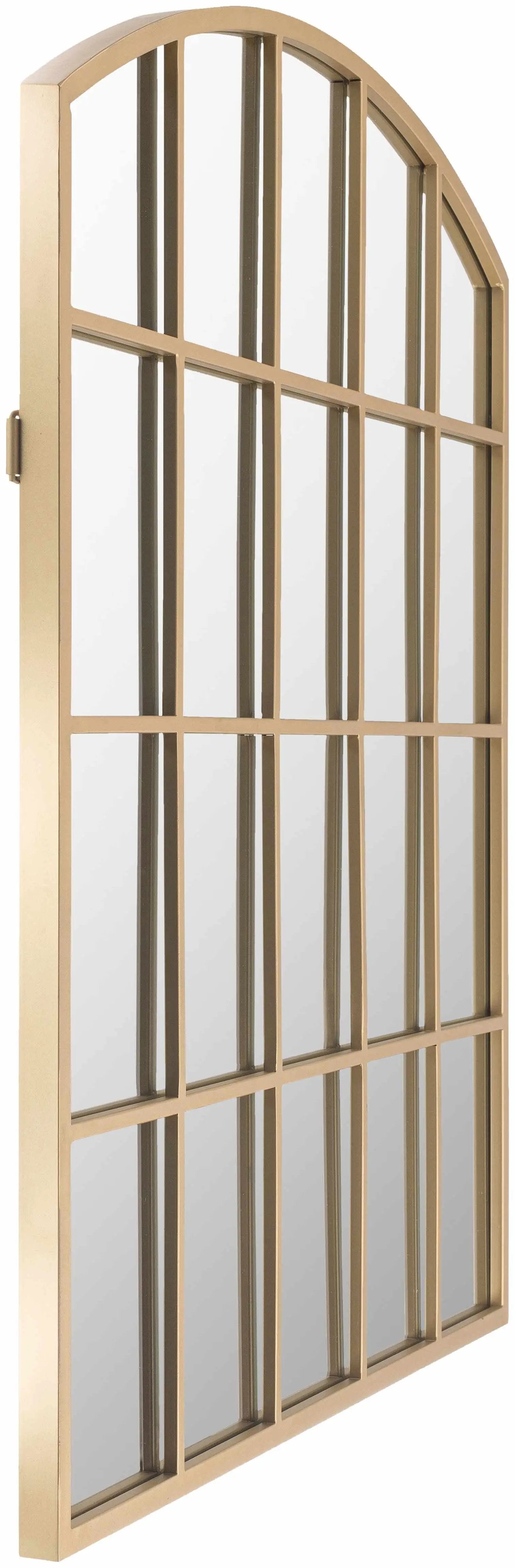 Pisignano Gold Caged Mirror - Clearance by Boutique Rugs