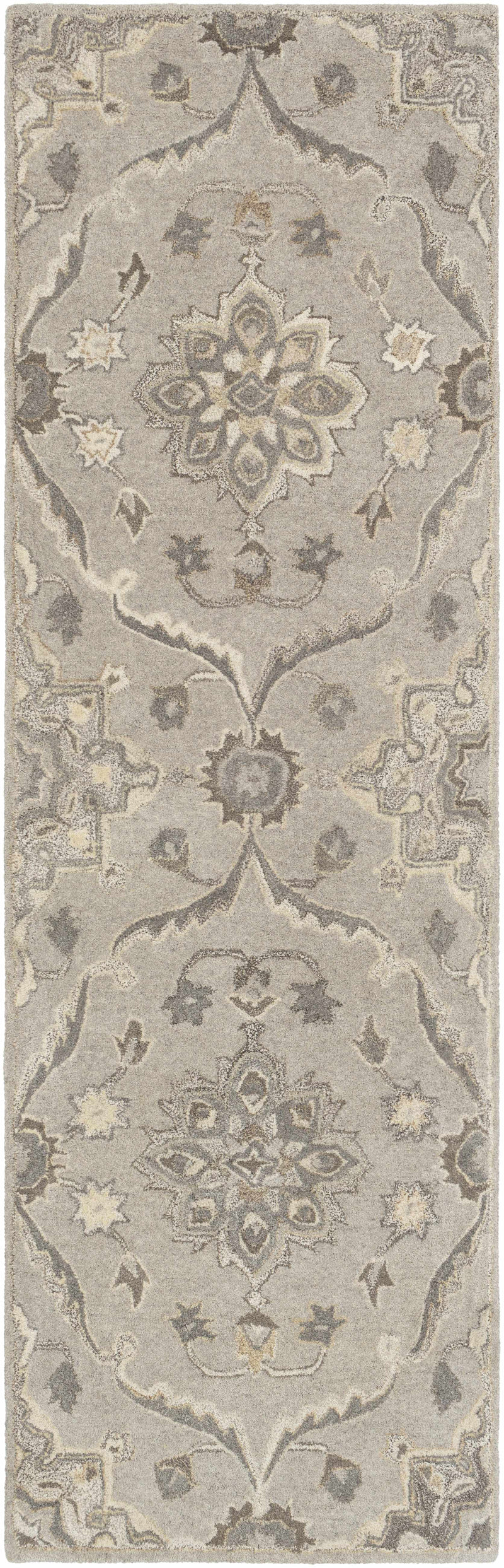 Peterstown Beige Wool Rug by Boutique Rugs