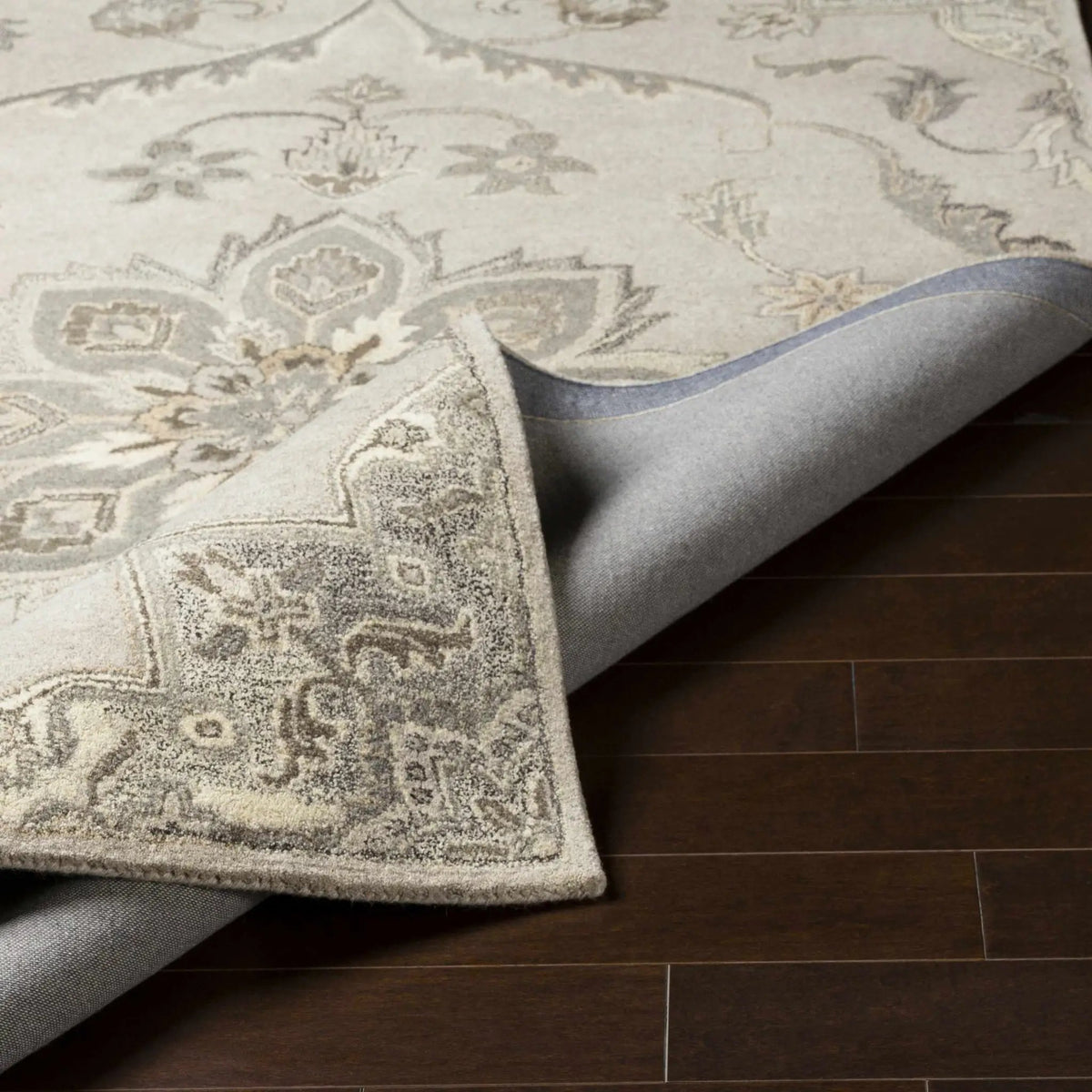 Peterstown Beige Wool Rug, photo 4 of 17