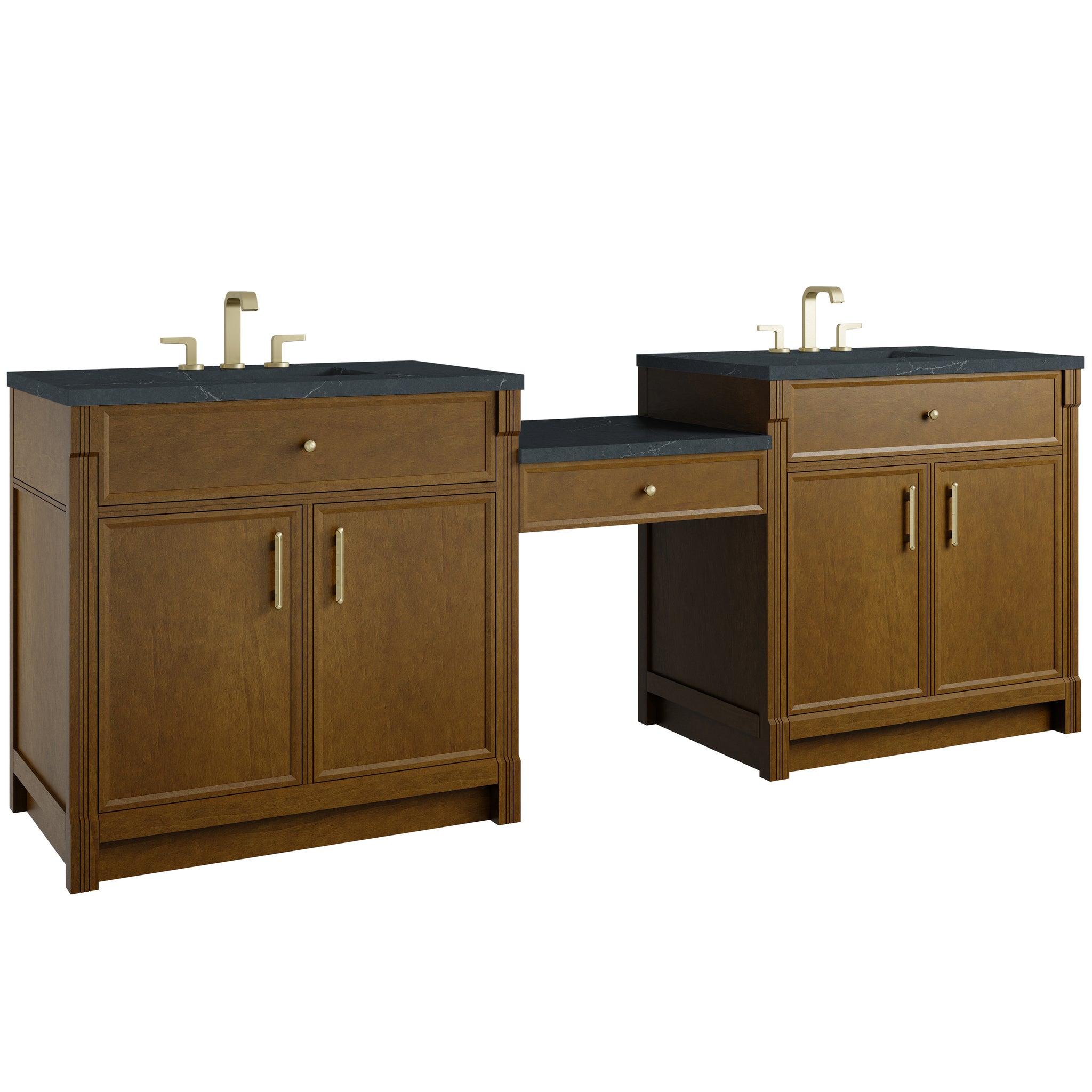 James Martin Bellshire 96" Double Bathroom Vanity, Honey Oak, view 30
