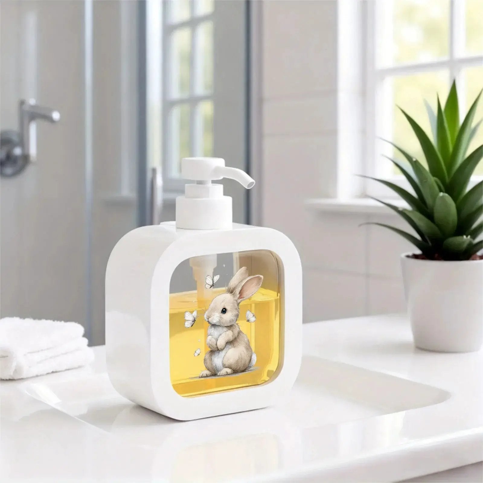 Pump Dispenser - Refillable Light Brown by House Of Avana