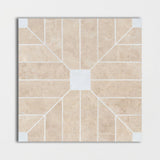 Punto Vintage Polished Marble Decorative 24x24