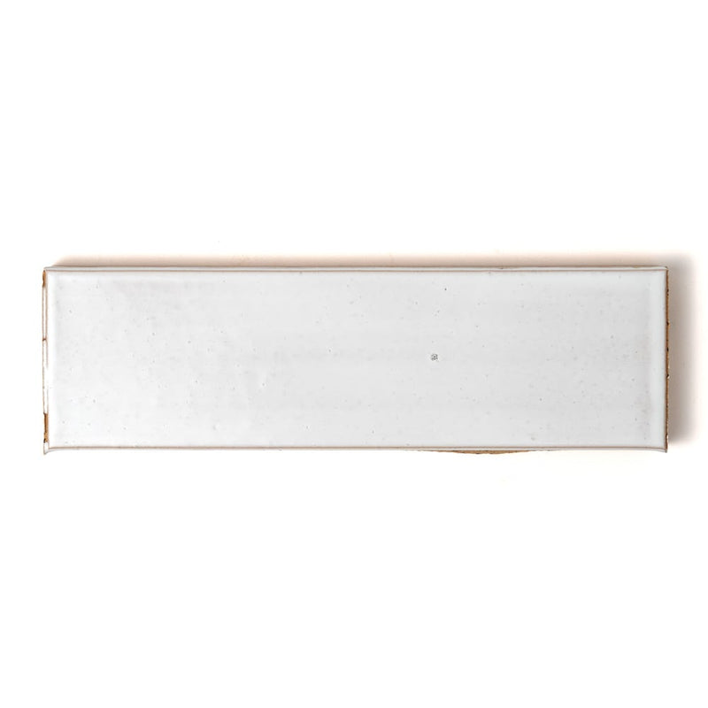 Pure White Glazed Thin Brick Tiles 2 1/8x7 1/2