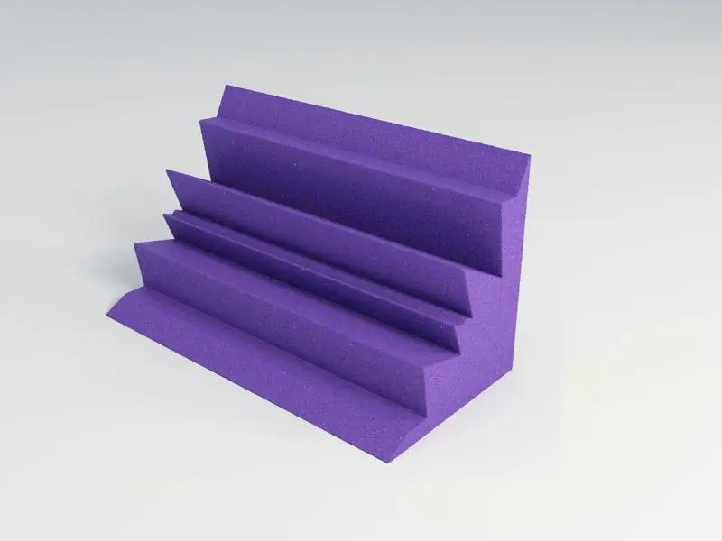 Acoustic Foam Corner Bass Traps, 12 x 12 x 24 Inch, NRC 1.20, 13 Colors by SoundAssured