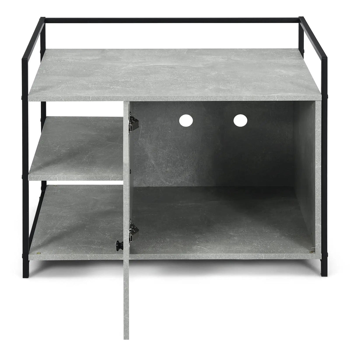 Enclosure Hidden Litter Furniture Cabinet with 2-Tier Storage Shelf, photo 7 of 9