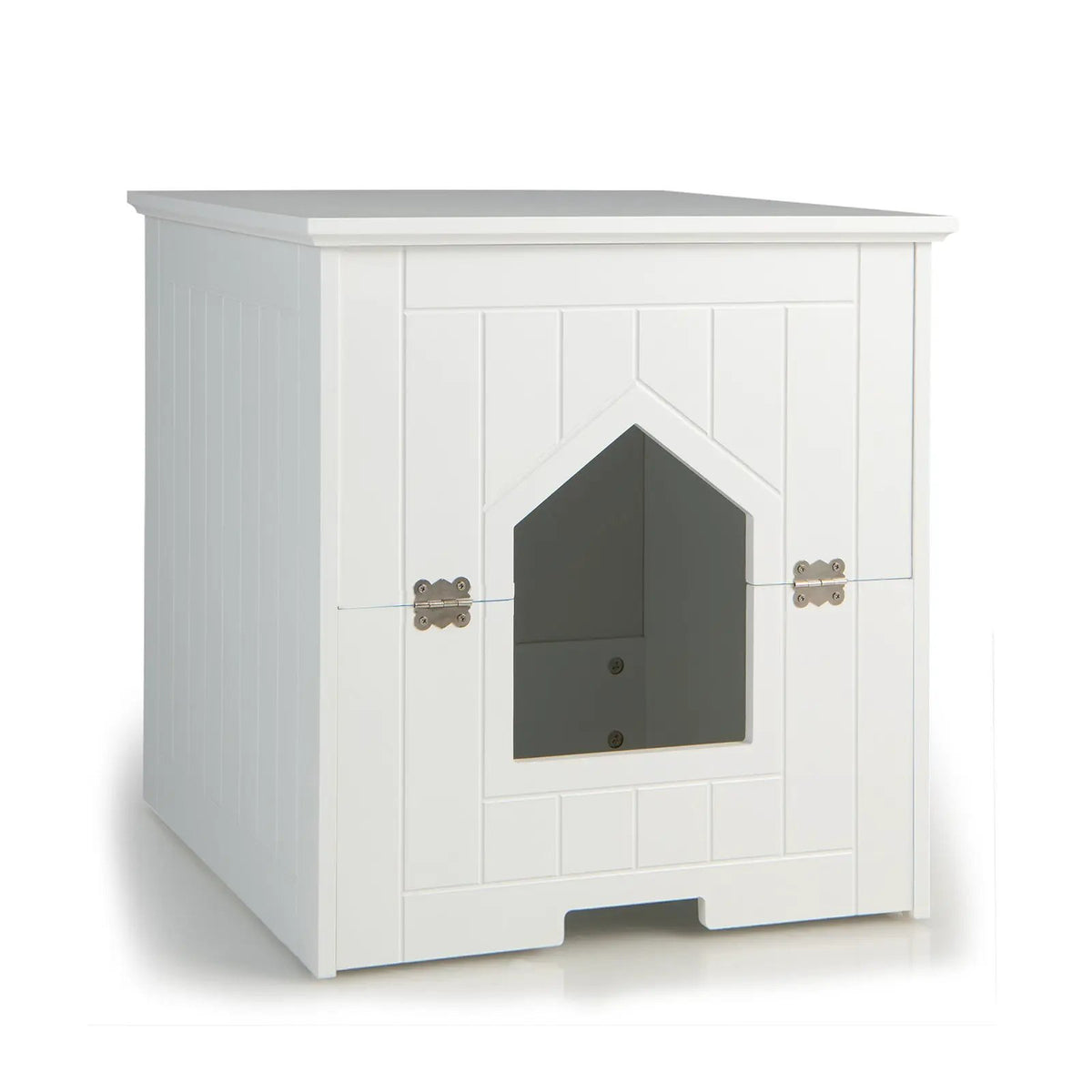 Cat Litter Box Enclosure with Flip Magnetic Half Door, photo 6 of 16
