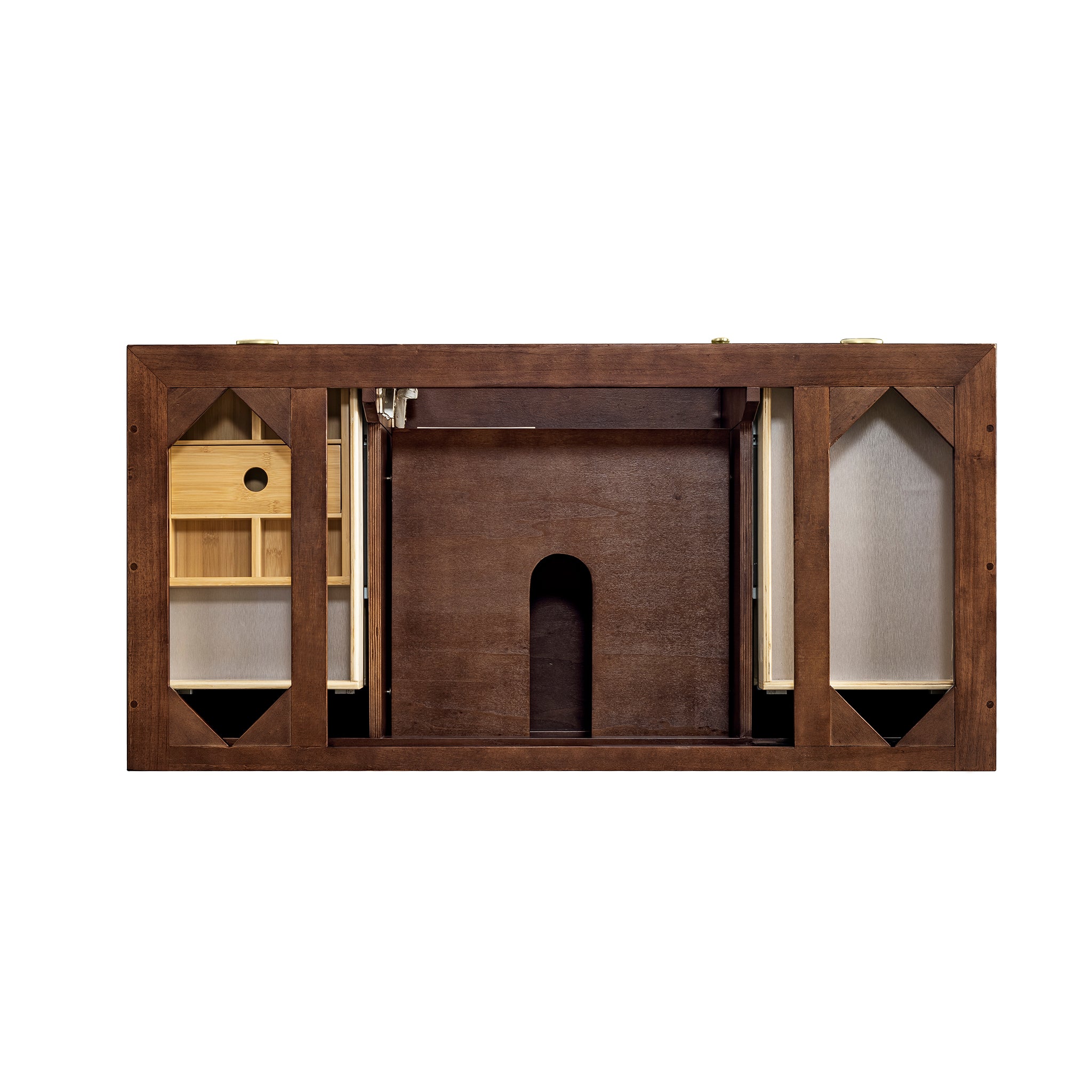 James Martin Amberly 48" Dual Mount Single Bathroom Vanity, Mid-Century Walnut, view 21
