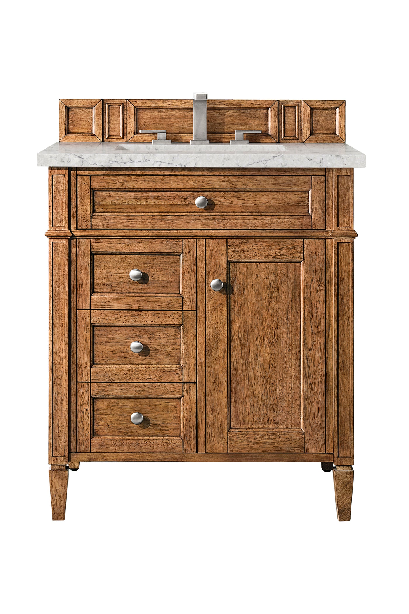 James Martin Brittany 30" Single Bathroom Vanity, Saddle Brown, view 25