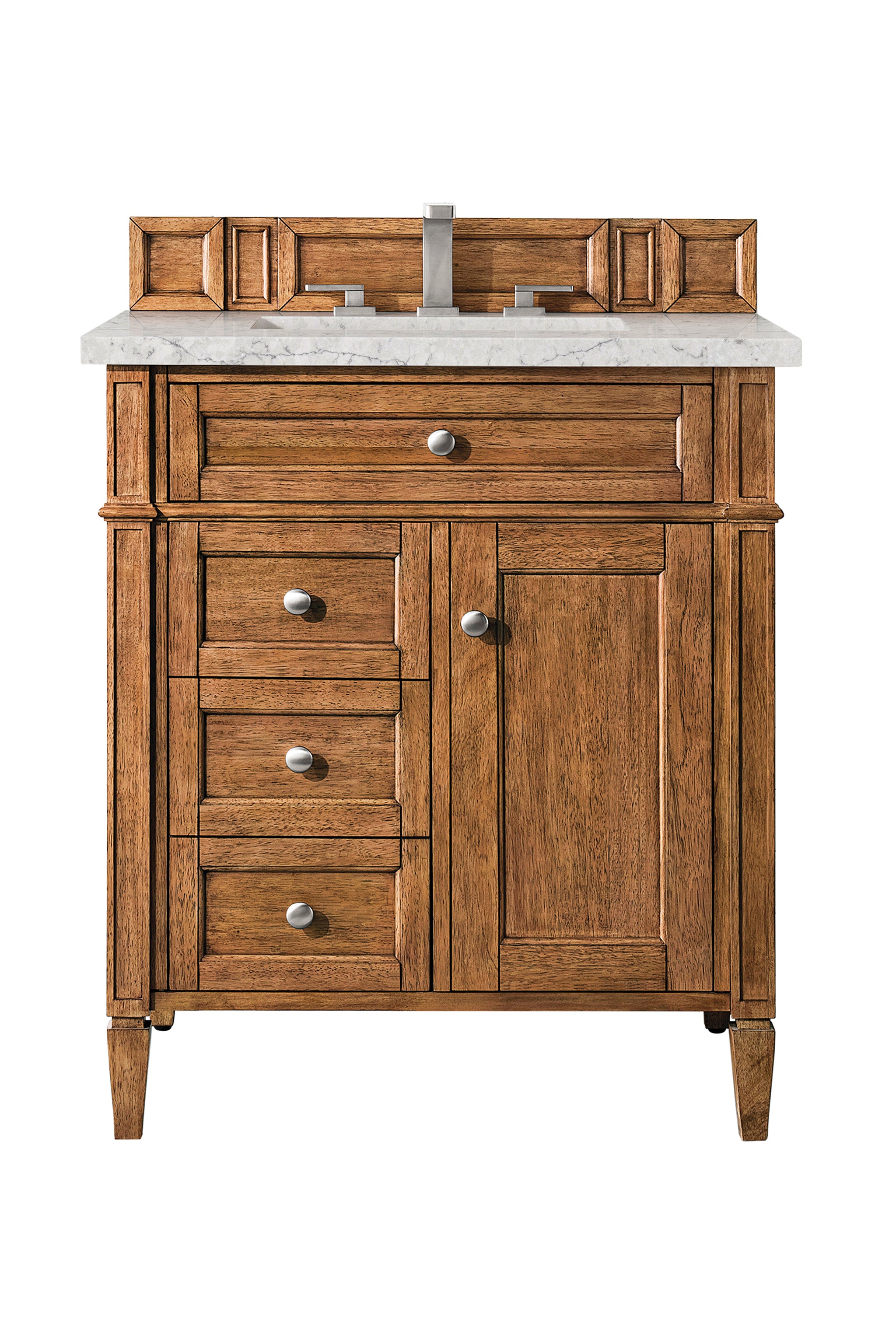 James Martin Brittany 30" Single Bathroom Vanity, Saddle Brown, view 25