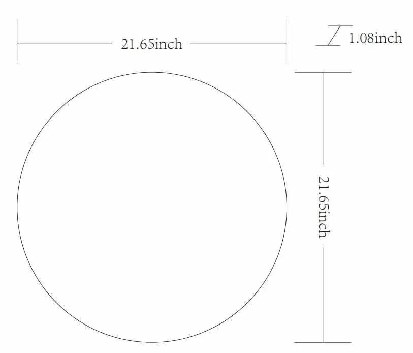Pontalina Round Gold Mirror by Boutique Rugs