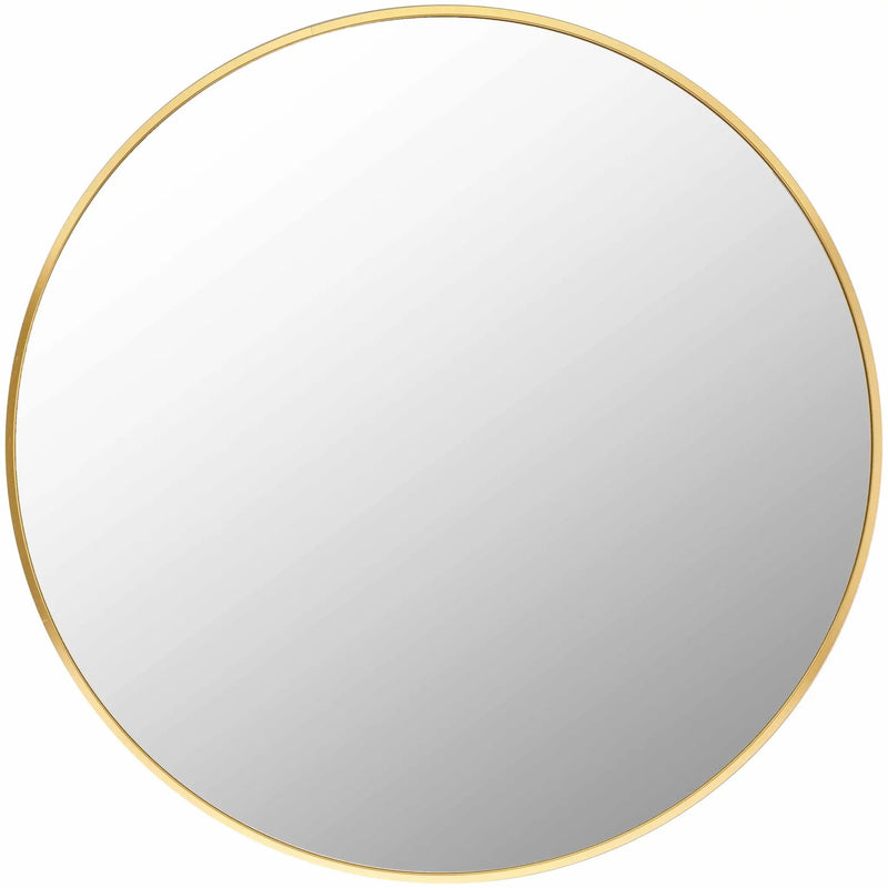 Pontalina Round Gold Mirror by Boutique Rugs