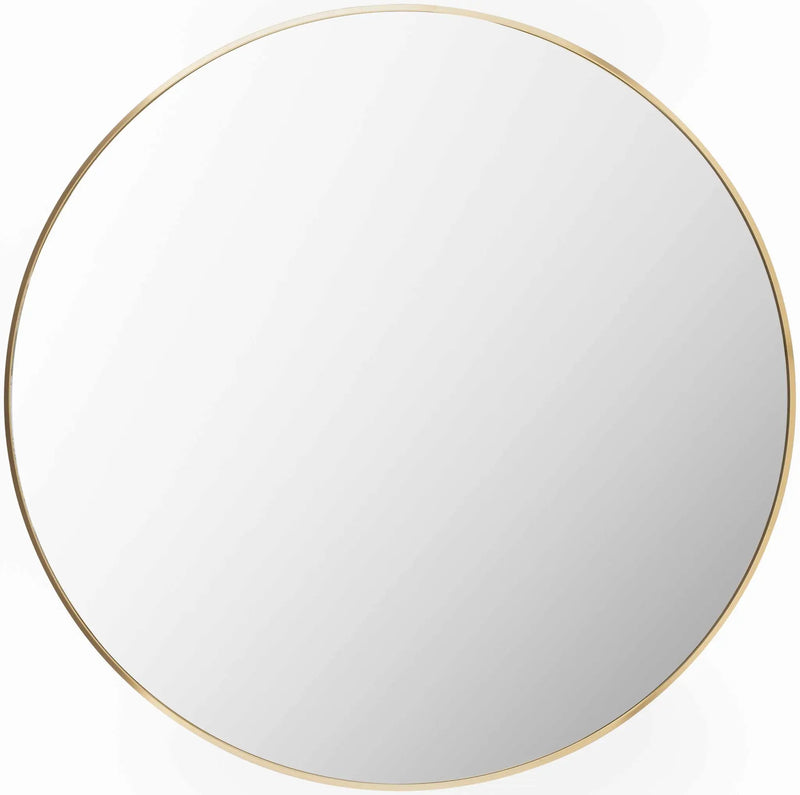 Pontalina Round Gold Mirror by Boutique Rugs