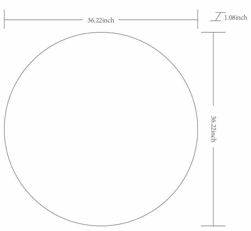 Pontalina Round Gold Mirror by Boutique Rugs