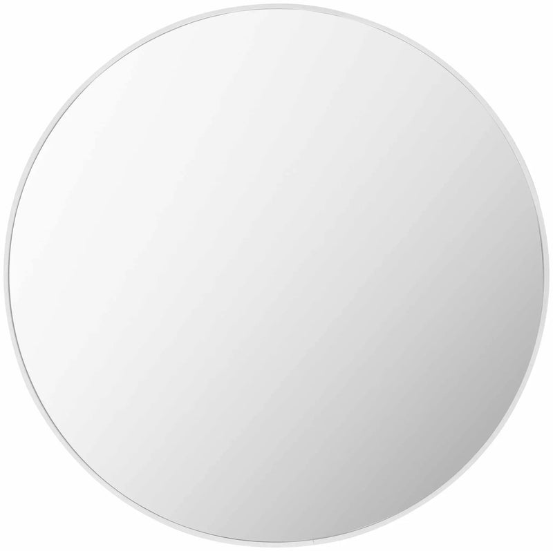 Pontalina Round White Mirror - Clearance by Boutique Rugs