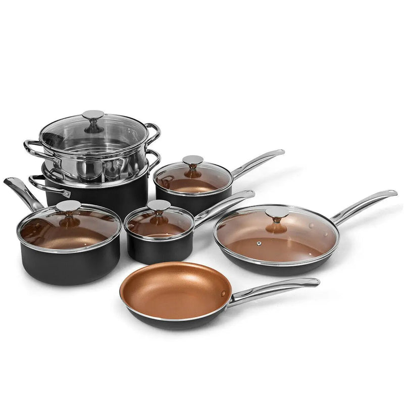 12-Piece Safe Non-stick Cookware Set by DirectDeals