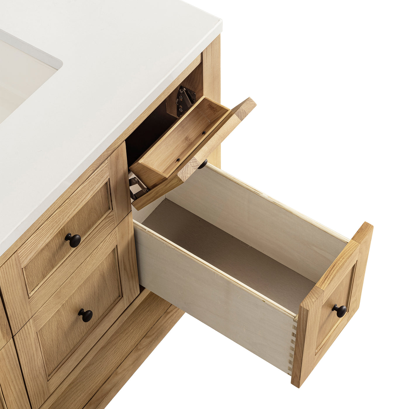 James Martin Breckenridge 36" Single Bathroom Vanity, Light Natural Oak, view 21