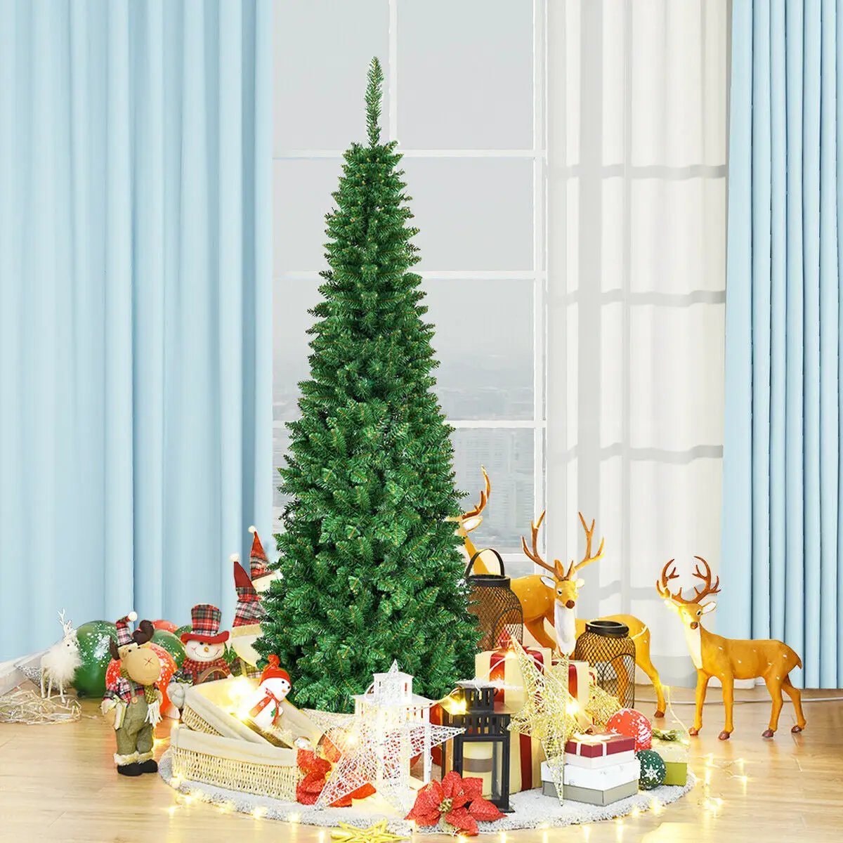 Artificial National Foot Kingswood Fir Pencil Christmas Tree, photo 15 of 24
