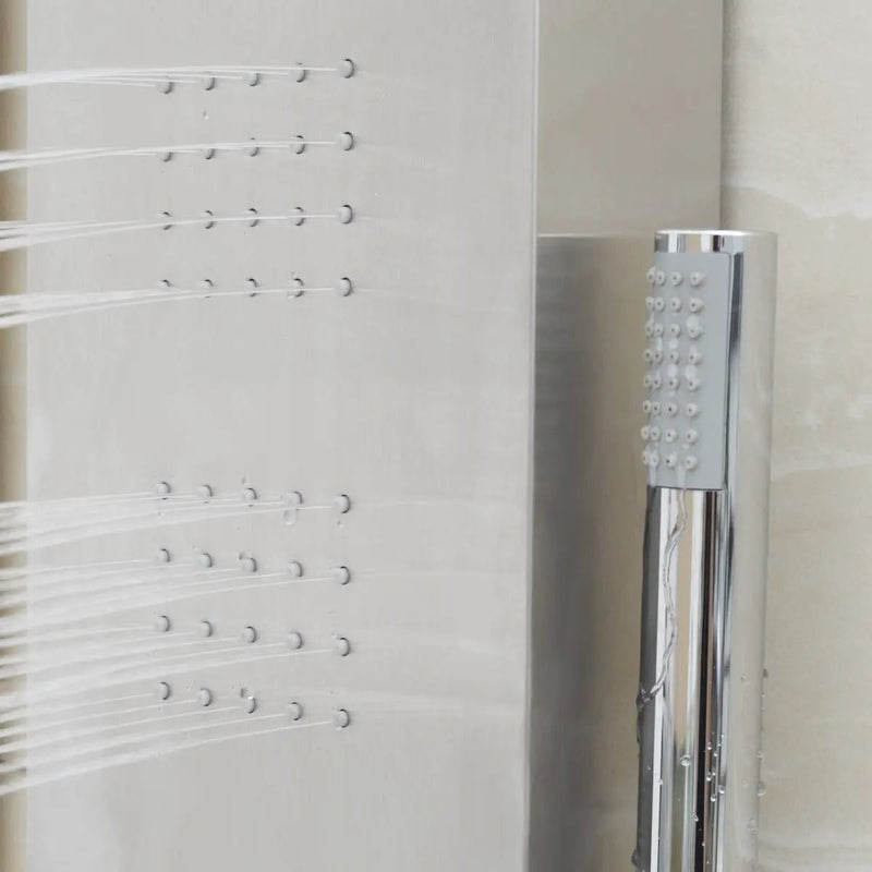 57 Inch Stainless Steel Rainfall Shower Panel by DirectDeals