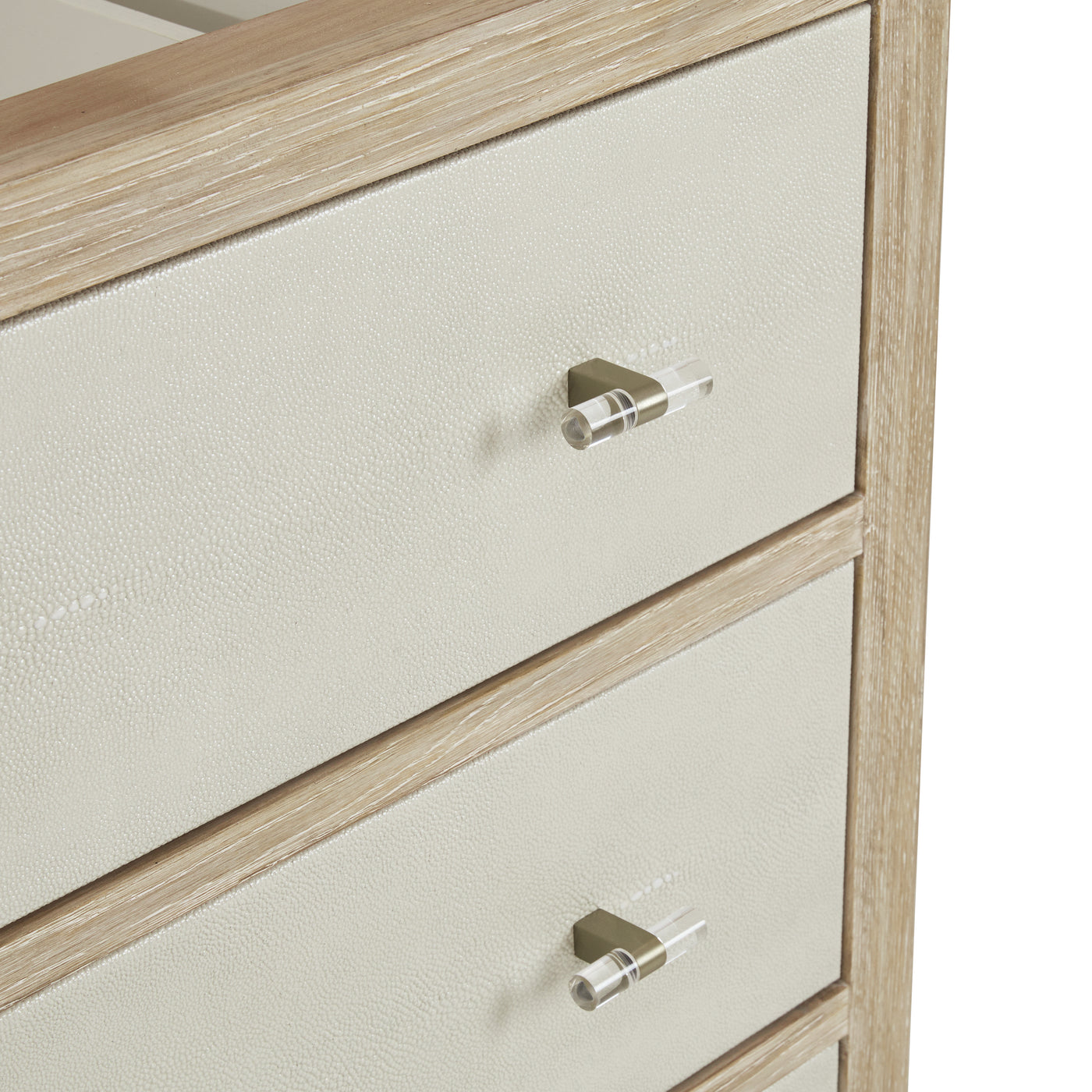 James Martin Celeste 36" Single Bathroom Vanity, Sunwashed Oak with Embossed Shagreen Drawer Fronts, view 12