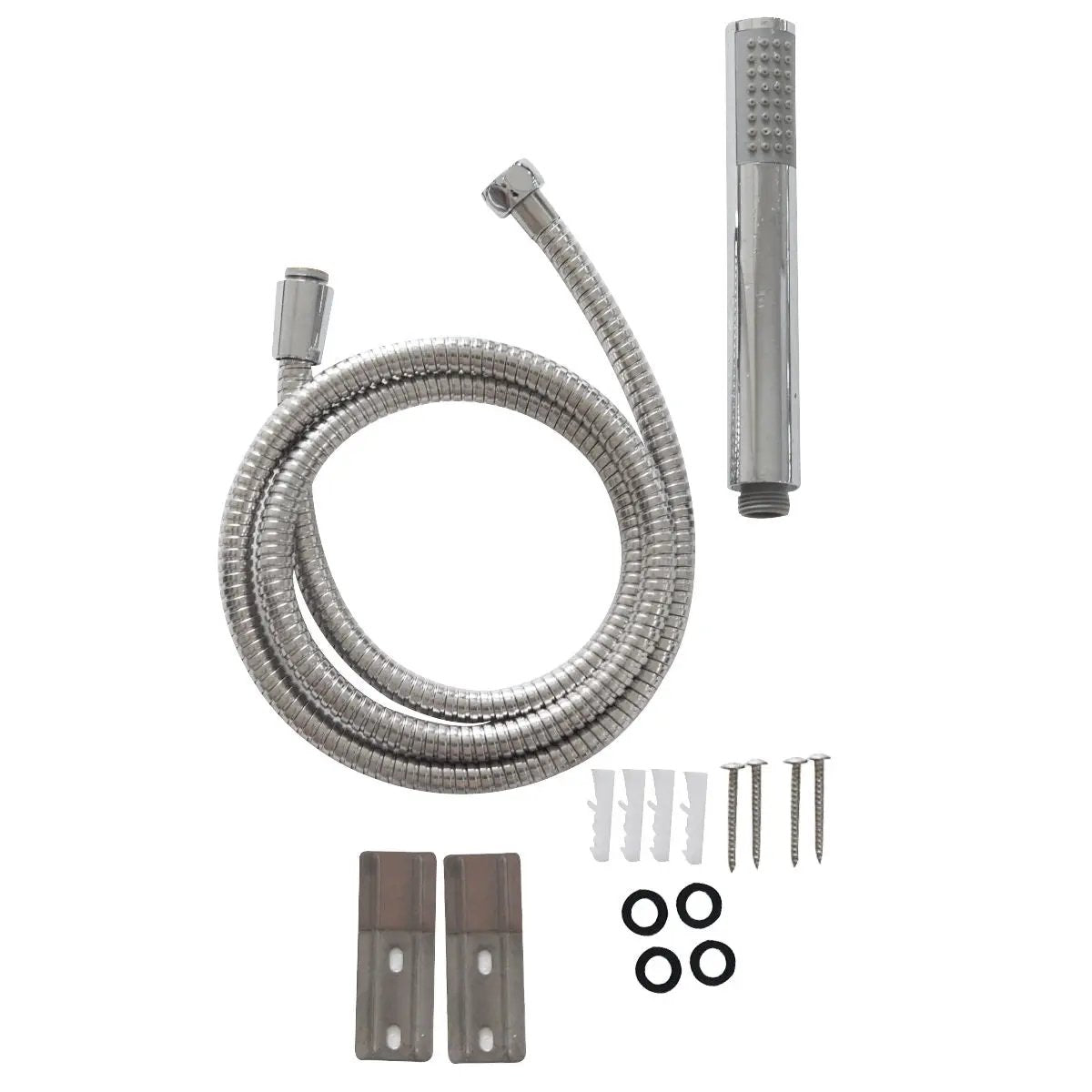 57 Inch Stainless Steel Rainfall Shower Panel by DirectDeals