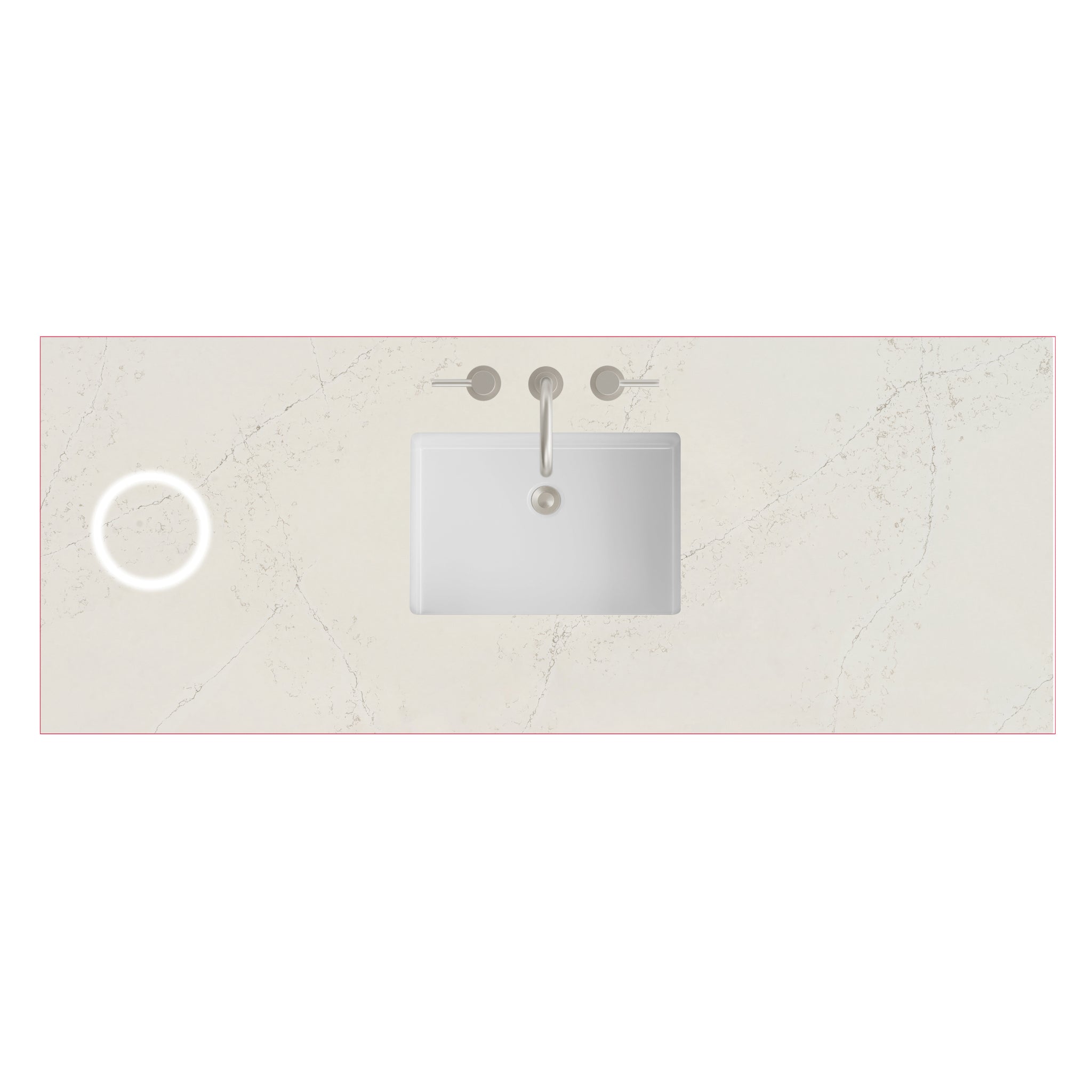 James Martin 60" Single Vanity Top with Siberian (FreePower) countertop
