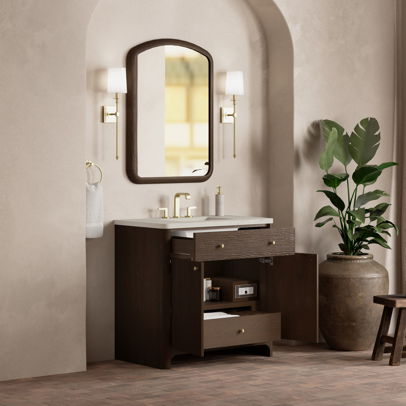 James Martin Gracyn 36" Single Bathroom Vanity, Sable, view 30