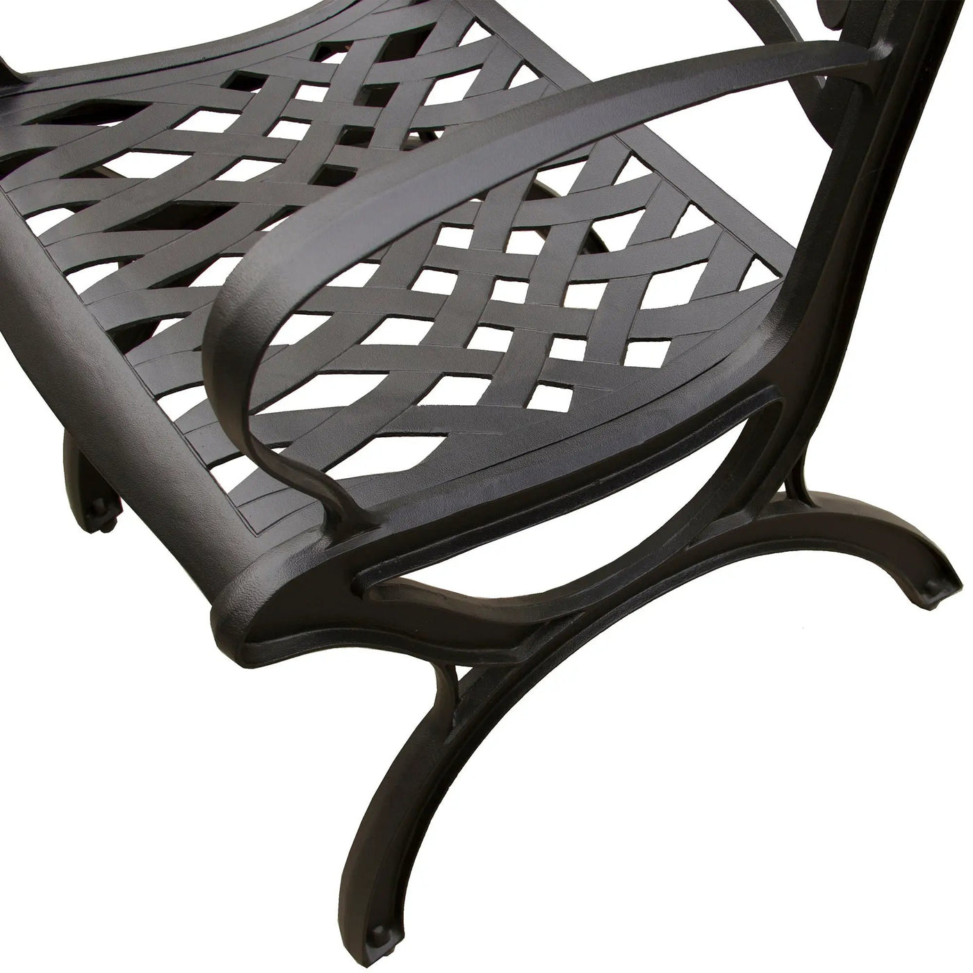 Outdoor Aluminum 9pc Large Oval Patio Dining Set Eight Chairs by Sharicks