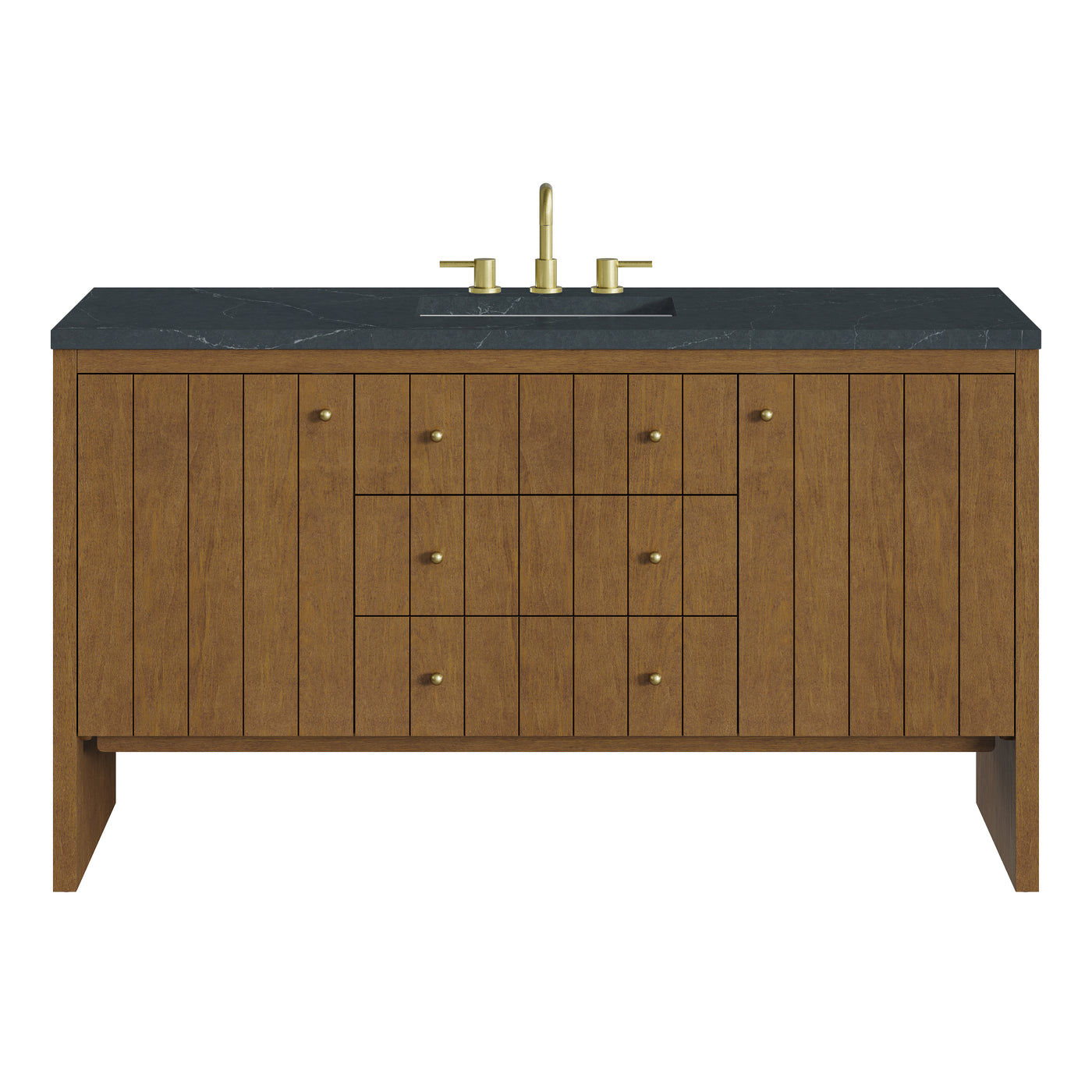 James Martin Hudson 60" Single Bathroom Vanity, Honey Oak, view 36