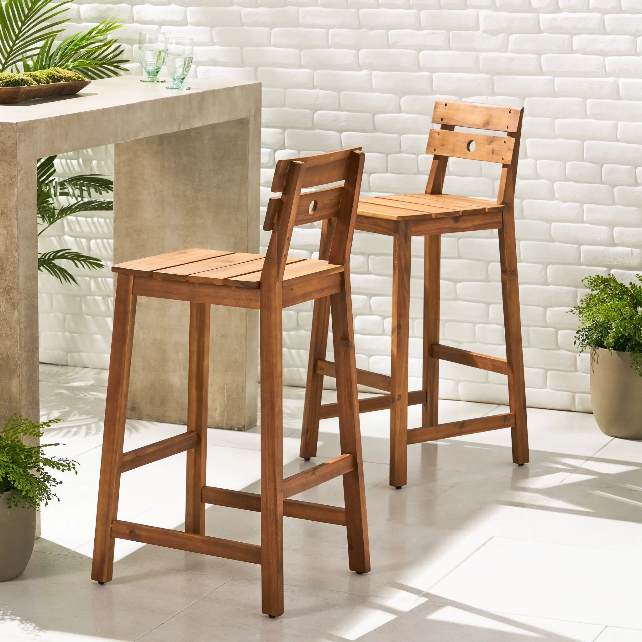 Ashlyn Barstool Set of 2 by HouseOfZazla