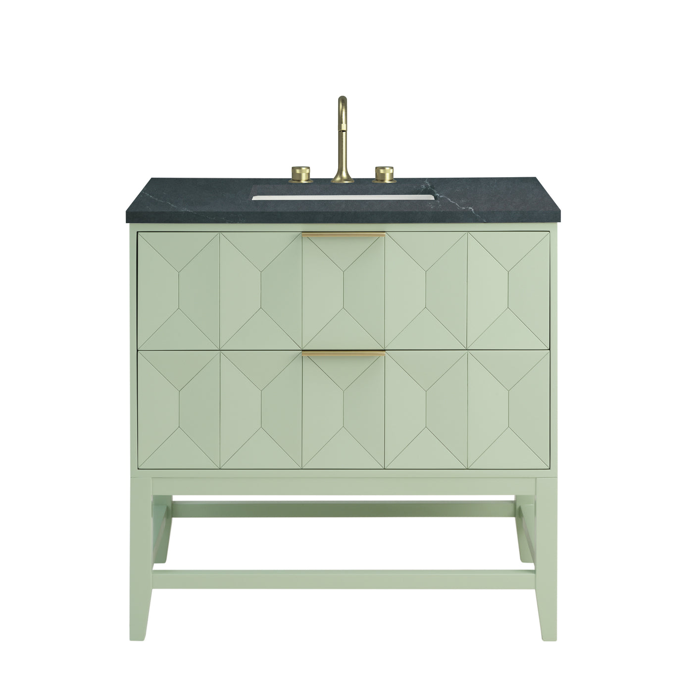 James Martin Emmeline 36" Single Bathroom Vanity, Pistachio, view 38