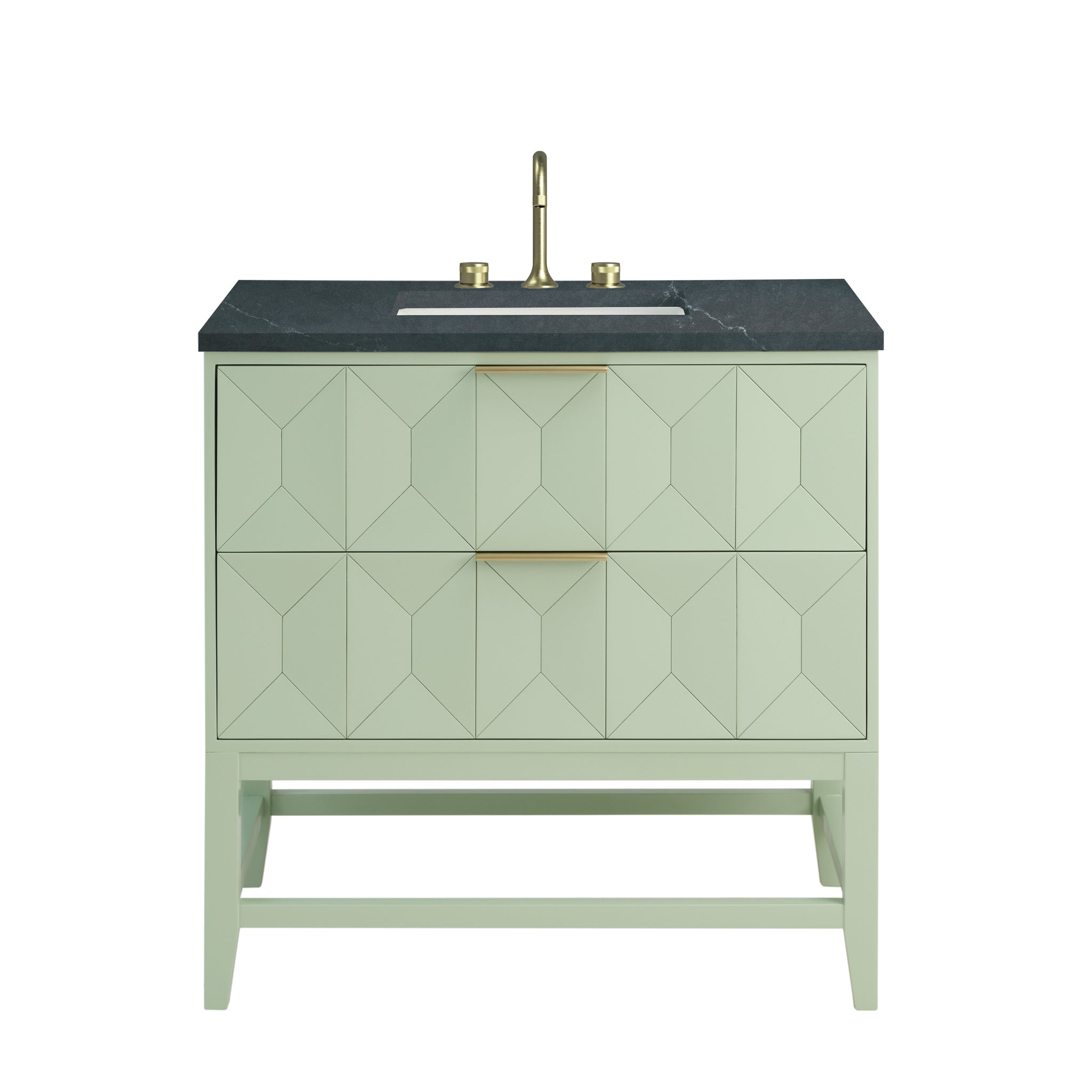 James Martin Emmeline 36" Single Bathroom Vanity, Pistachio, view 38