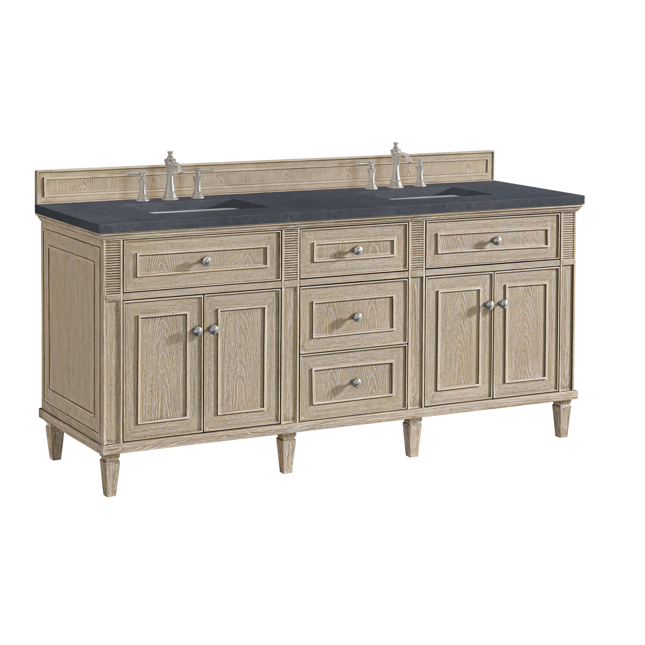James Martin Lorelai 72" Double Bathroom Vanity, Whitewashed Oak, view 38