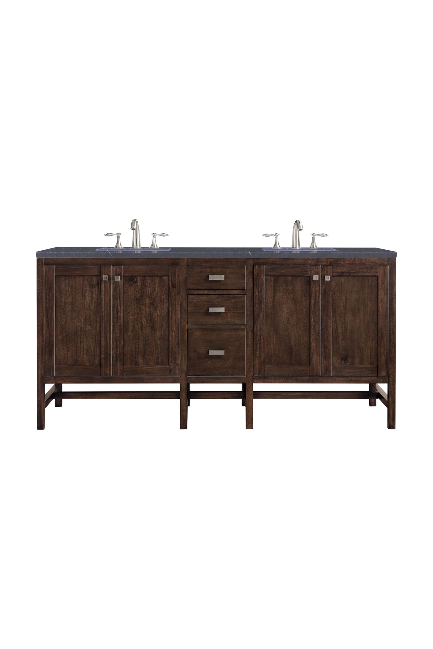 James Martin Addison 72" Double Bathroom Vanity, Mid-Century Acacia, view 21