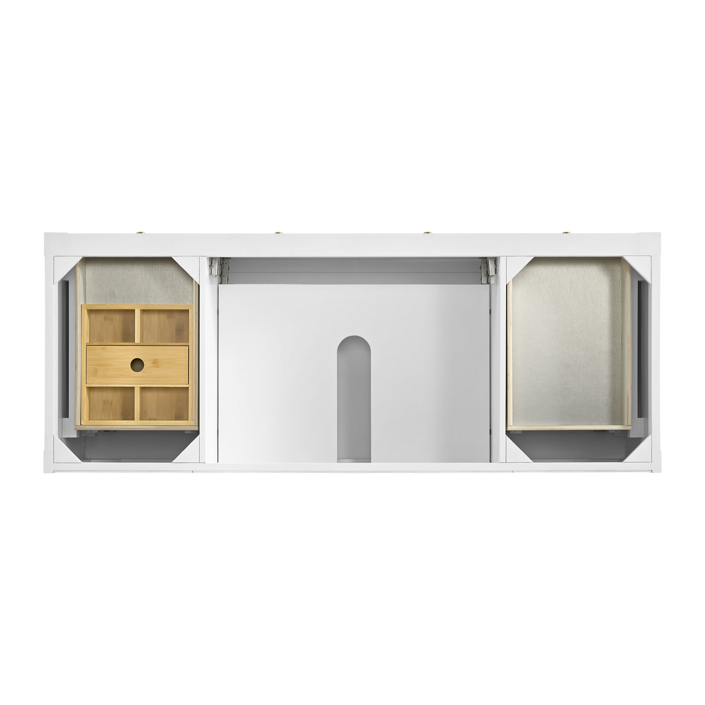 James Martin Breckenridge 60" Single Bathroom Vanity, Bright White, view 21