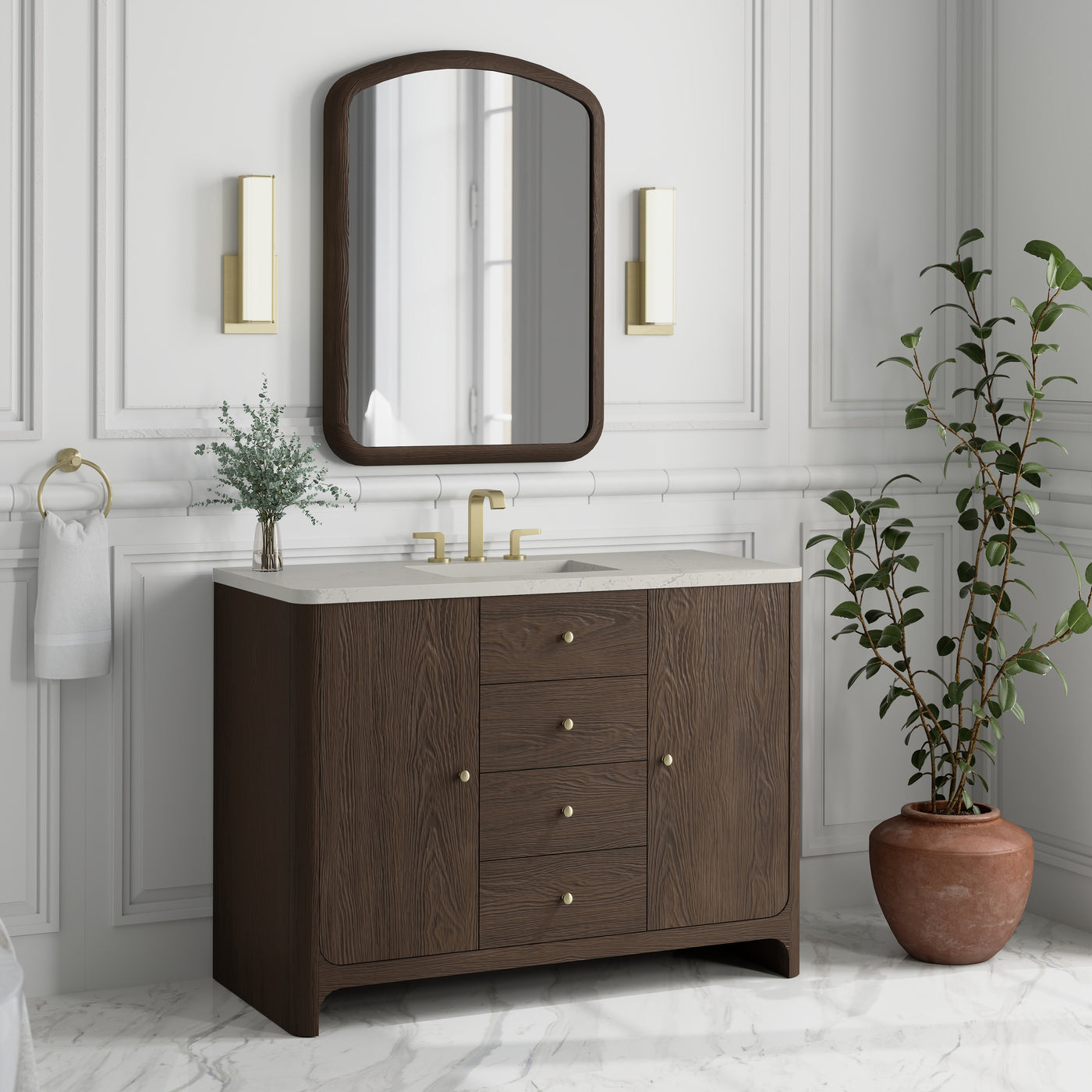 James Martin Gracyn 48" Single Bathroom Vanity, Sable, view 32