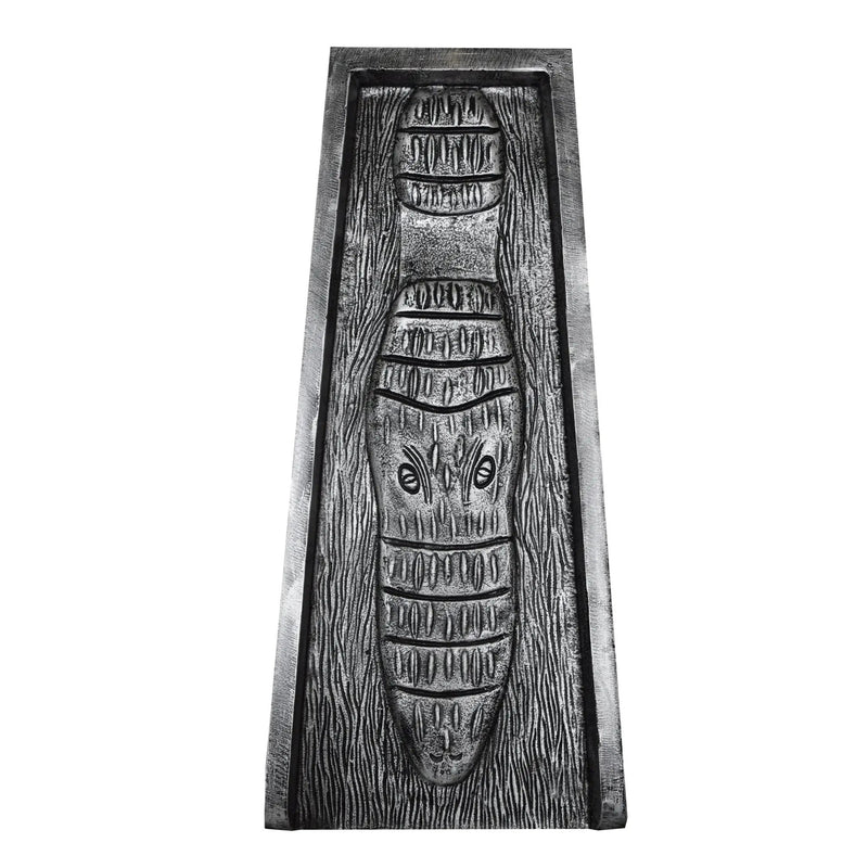 Silver Alligator 24-in Cast Aluminum Downspout Gutter Splash Block by Sharicks