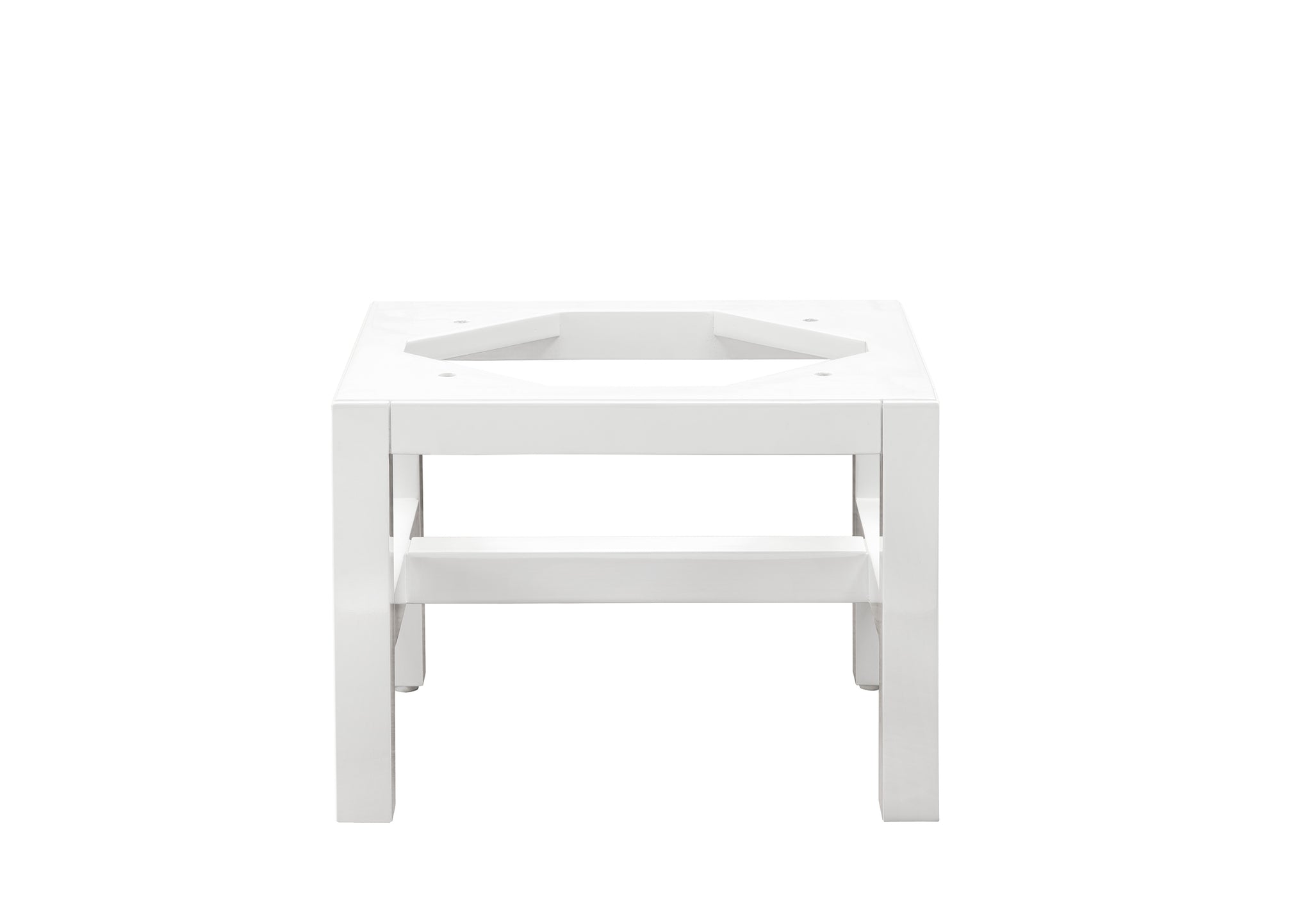 James Martin Addison 12" Hutch, Glossy White, cabinet without a countertop
