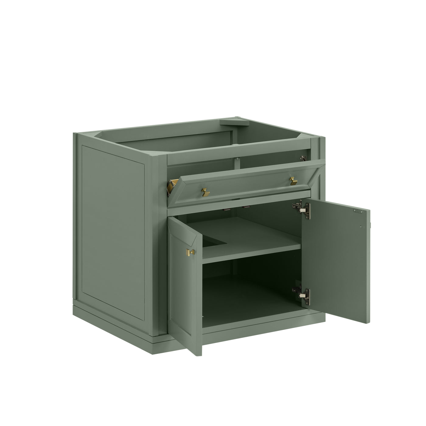 James Martin Chicago 30" Single Bathroom Vanity, Smokey Celadon, view 14