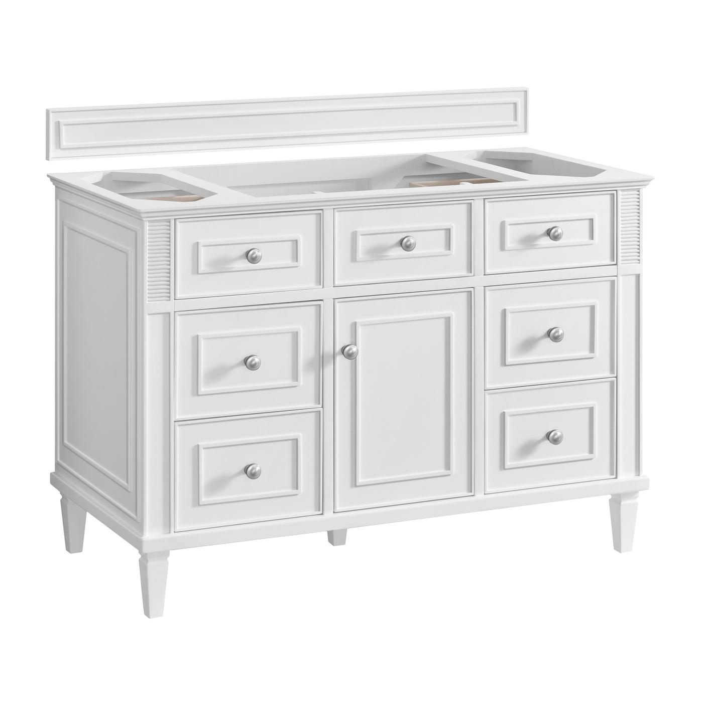 James Martin Lorelai 48" Single Bathroom Vanity, Bright White, view 24