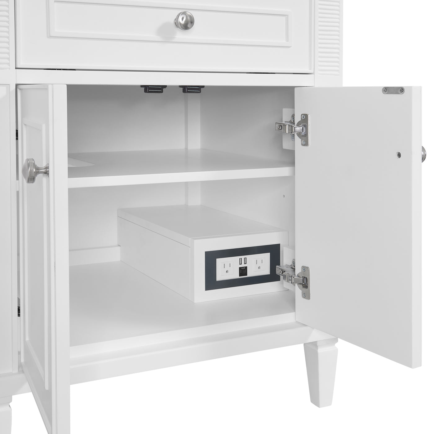 James Martin Lorelai 72" Double Bathroom Vanity, Bright White, view 20