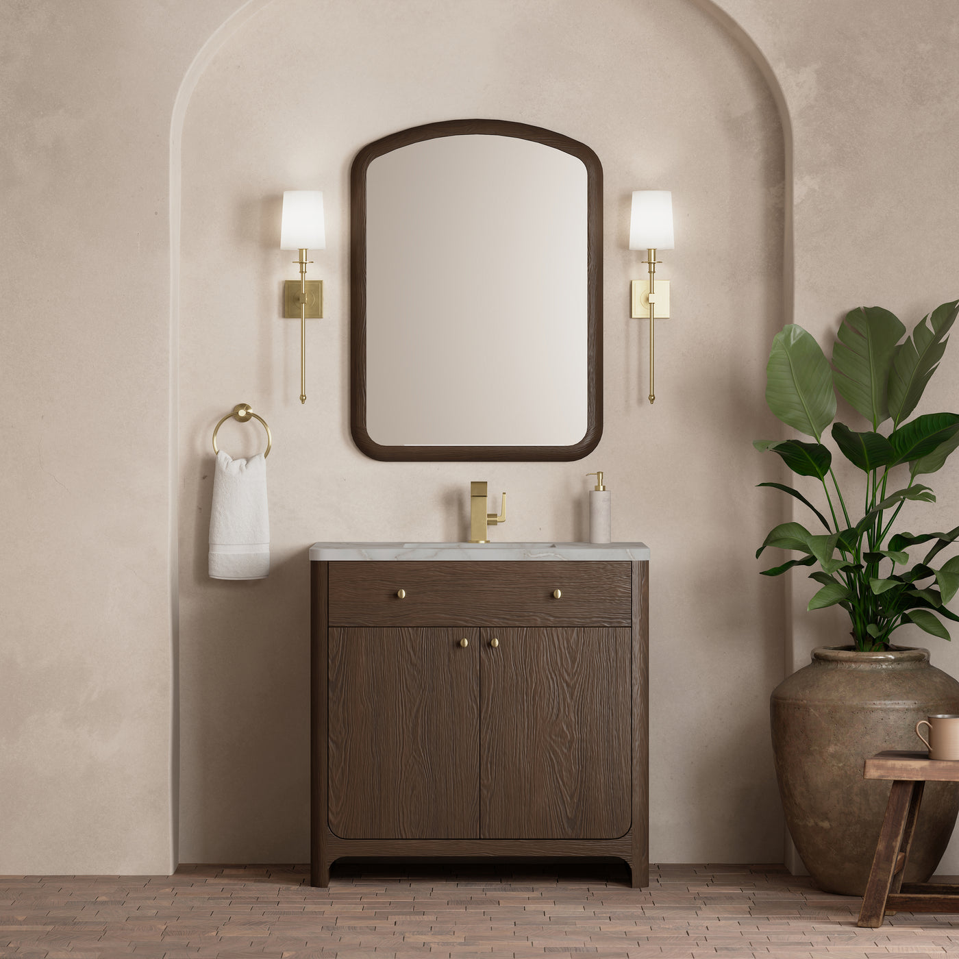 James Martin Gracyn 36" Single Bathroom Vanity, Sable, view 38